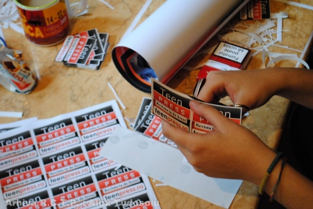 Sticker Teen Press Revista de liceu